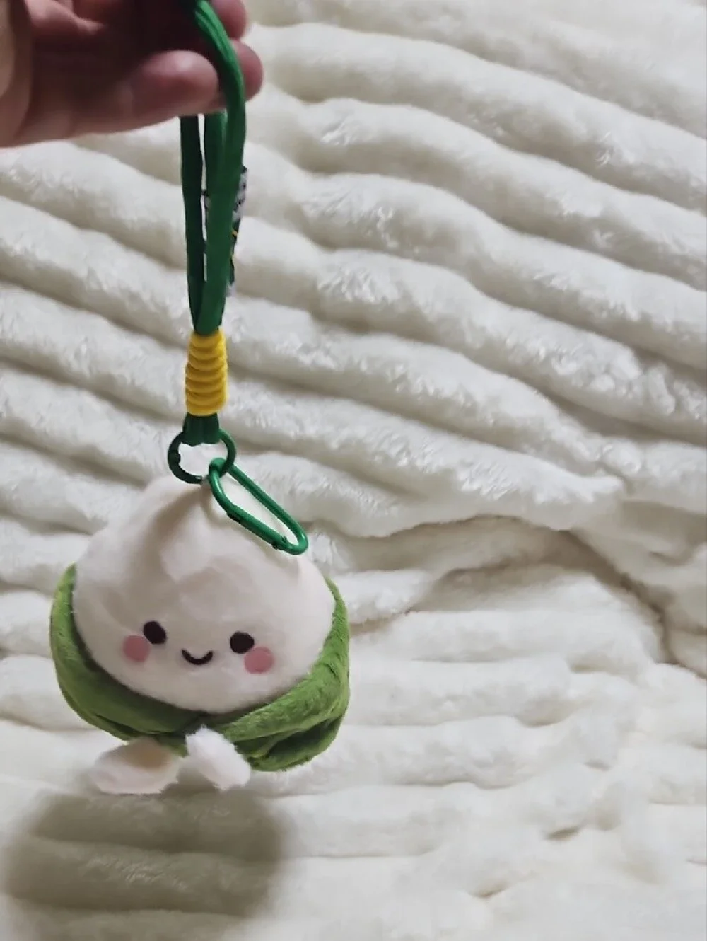Kawaii Rice Ball Plush Duo - White & Green. New No Tag